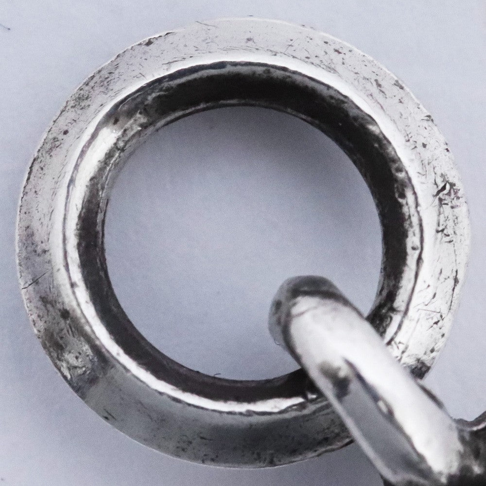 Chrome Hearts #5 Dagger Charm Pave Sapphire Silver Size F