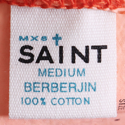 SAINT MICHAEL x BERBERJIN BJ_CRW Sweatshirt Orange Size M