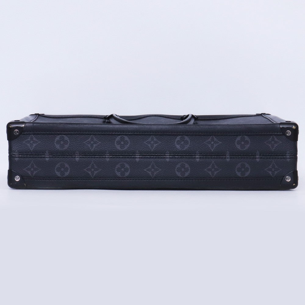 Louis Vuitton Soft Trunk Briefcase Monogram Black Bag Size F