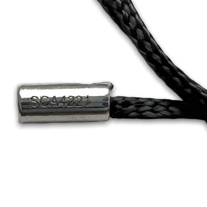 CELINE Rhodium Finish Brass Beach Bracelet Silver Size F