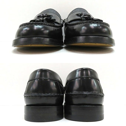 GUCCI GG Supreme Tassel Loafers Black Size 5