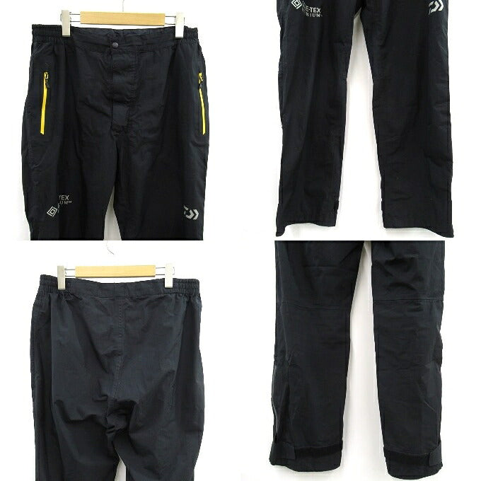 DAIWA Gore-Tex Combi-Up Rain Suit Yellow Black Size XL