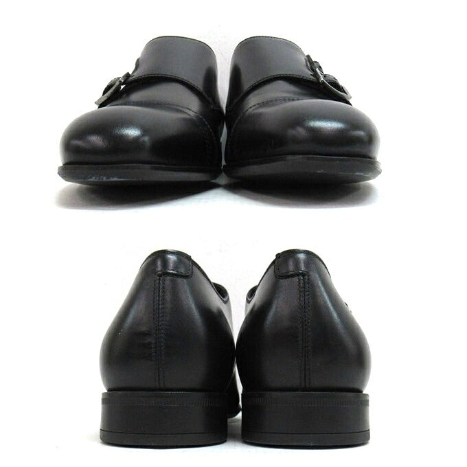 Salvatore Ferragamo Defoe Leather Dress Shoes Black Sneakers Size 6