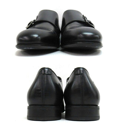 Salvatore Ferragamo Defoe Leather Dress Shoes Black Sneakers Size 6