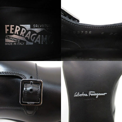 Salvatore Ferragamo Defoe Leather Dress Shoes Black Sneakers Size 6