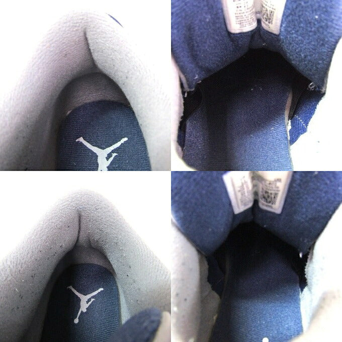 NIKE AIR JORDAN 3 RETRO Navy/White Sneakers Size 29cm