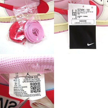 NIKE Air Jordan Travis Scott 1 Low Sneakers Pink Size 28cm