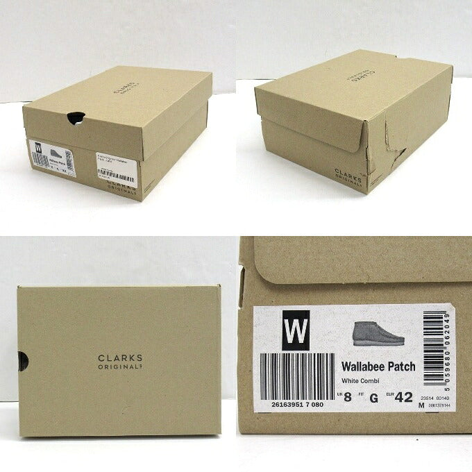 Clarks Originals Wallabee Patch Short Boots Size EU 42