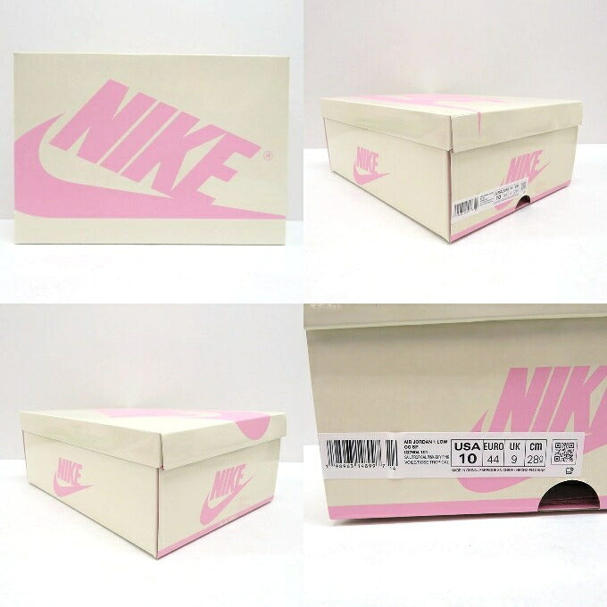 NIKE Air Jordan Travis Scott 1 Low Sneakers Pink Size 28cm