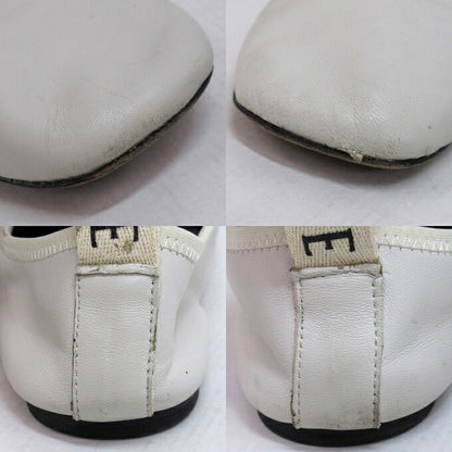 LOEWE Soft Derby Flat Shoes White Sneakers Size 37