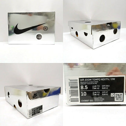 NIKE Air Zoom Tempo Next% Off-White Sneakers Size 26.5cm
