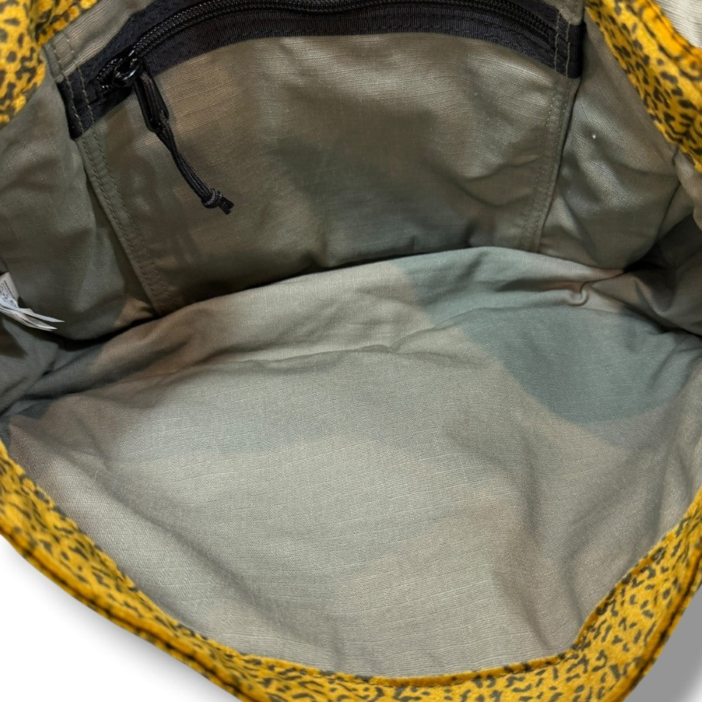 SUPREME 25AW Velvet Small Messenger Bag Leopard Brown Size F