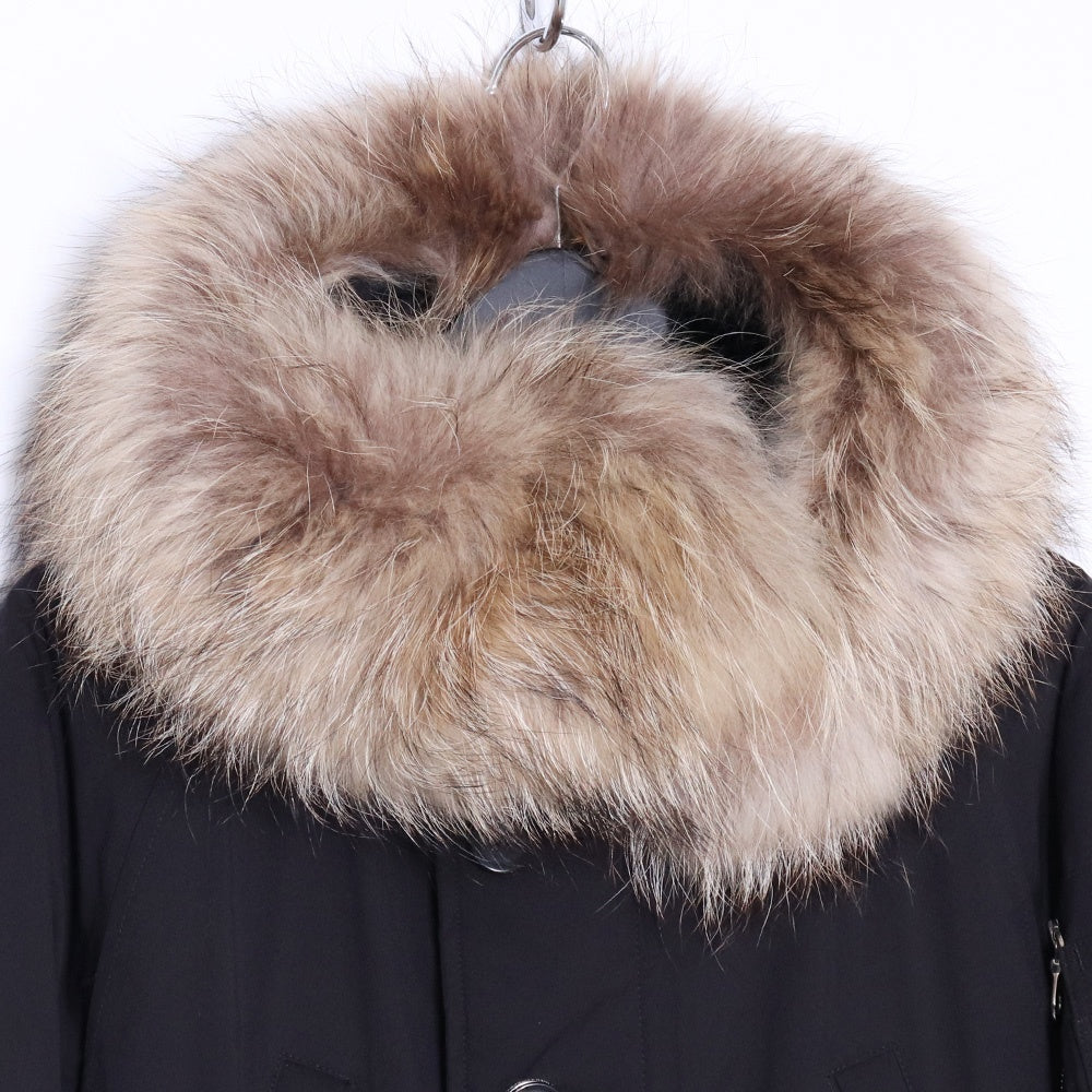 MASTERMIND JAPAN Gore-Tex Fur Hood N-3B Coat Black Size XS