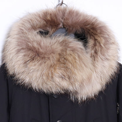 MASTERMIND JAPAN Gore-Tex Fur Hood N-3B Coat Black Size XS