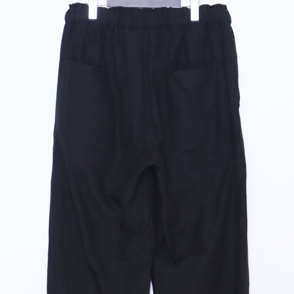 NUDE MASAHIKO MARUYAMA 25SS Easy Pants Black Size 2