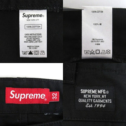 Supreme 20FW Cargo Pants Black Size 32