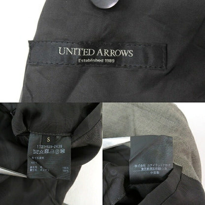 UNITED ARROWS Sharkskin Tailored Jacket & Set Gray Size S