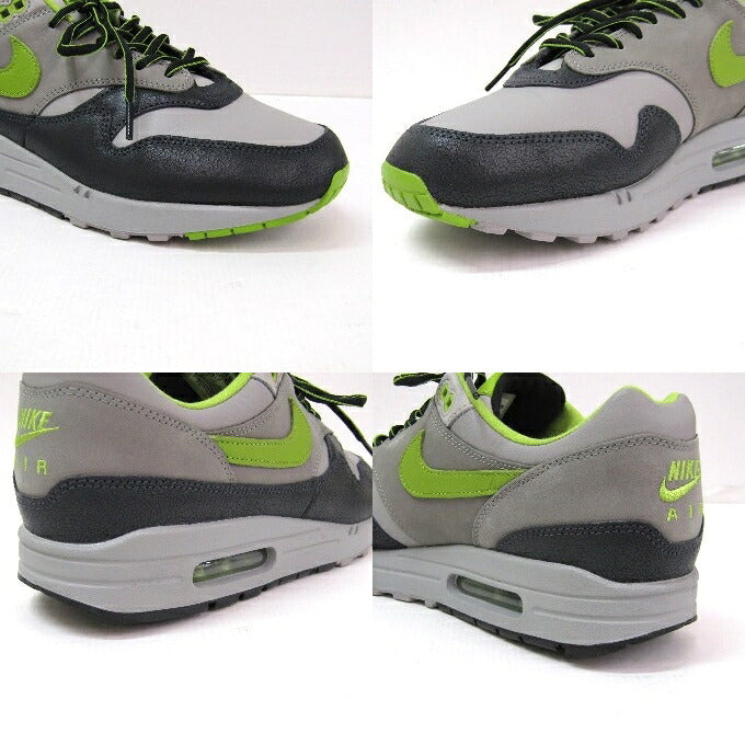 HUF x NIKE AIR MAX 1 SP Green/Grey Sneakers Size 29cm