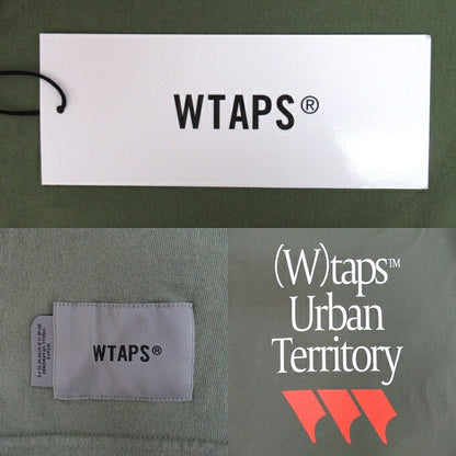 WTAPS 23SS SNEAK COLLECTION Logo T-Shirt Khaki Size 04