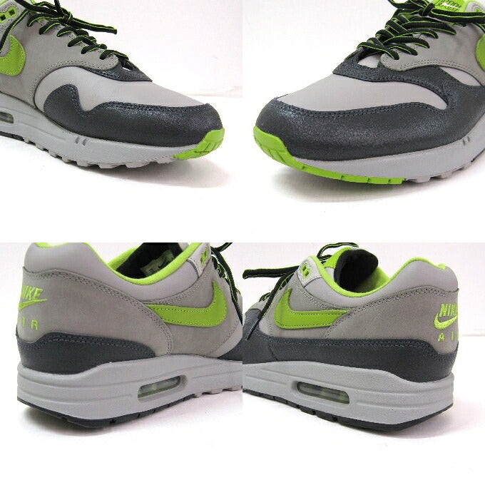 HUF x NIKE AIR MAX 1 SP Green/Grey Sneakers Size 29cm