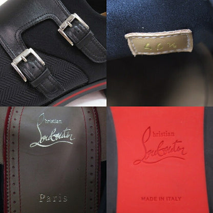 Christian Louboutin Mortisky Calf Shoes Black Sneakers Size 46 1/2