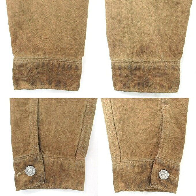 LEVI'S x Stussy 2nd Dyed Jacquard Jacket Brown Size S