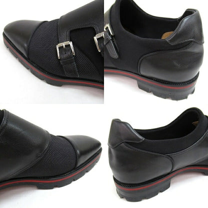 Christian Louboutin Mortisky Calf Shoes Black Sneakers Size 46 1/2