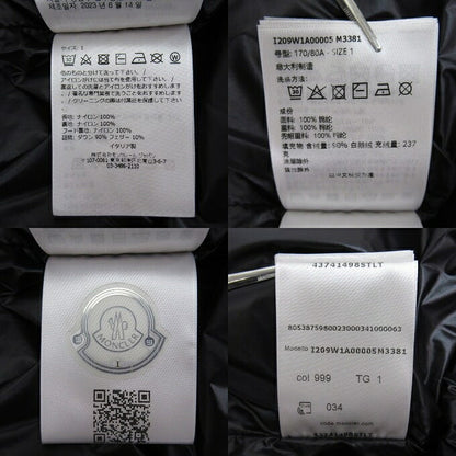 Moncler x Roc Nation Jay-Z Apus Down Vest Black Size 1