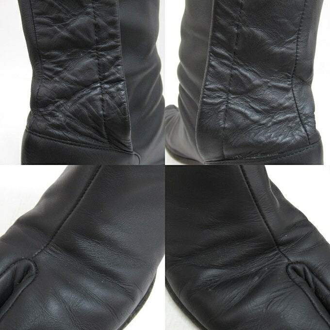 Maison Margiela 22AW Tabi Ankle Boots Black Size EU 40