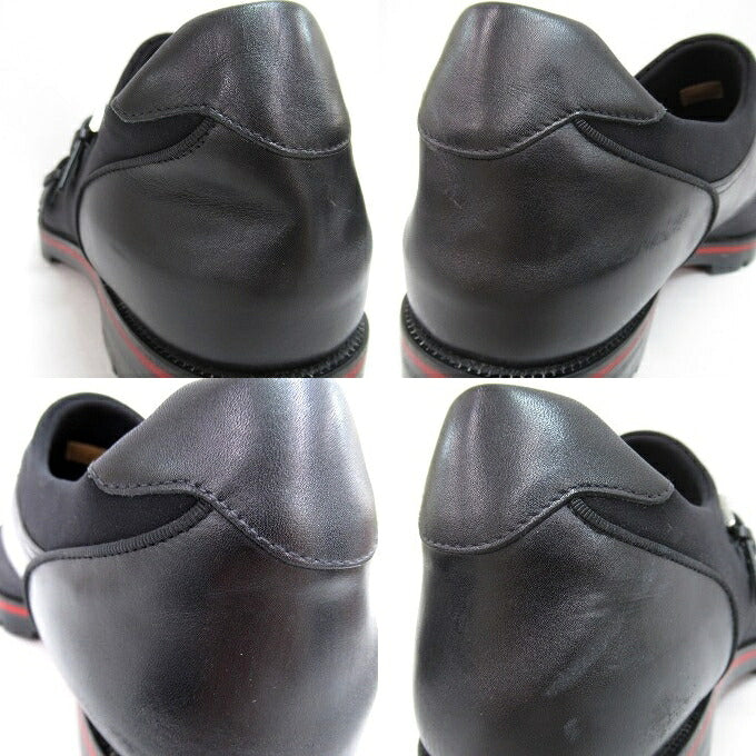 Christian Louboutin Mortisky Calf Shoes Black Sneakers Size 46 1/2