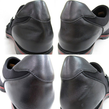 Christian Louboutin Mortisky Calf Shoes Black Sneakers Size 46 1/2