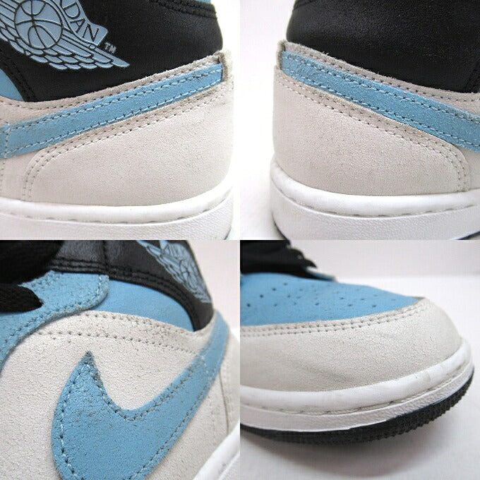 NIKE Air Jordan 1 Mid SE Summit White Sneakers Size 27cm