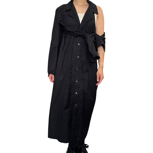 YOHJI YAMAMOTO NOIR Asymmetrical Shirt Dress Size 1