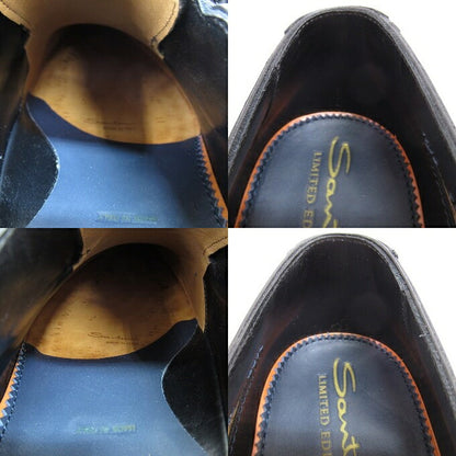 Santoni Limited Edition Double Monk Shoes Black Size 5 1/2