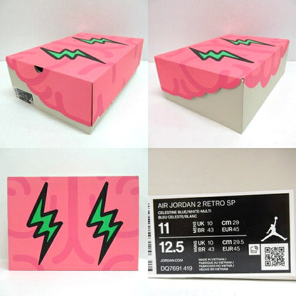 NIKE J Balvin Air Jordan 2 Retro SP Sneakers Size 29cm