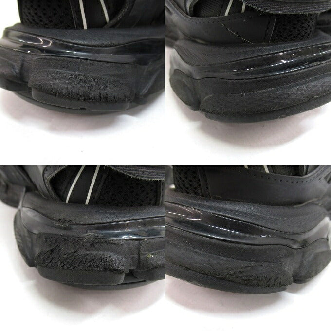BALENCIAGA TRACK TRAINER Black Sneakers Size 27cm
