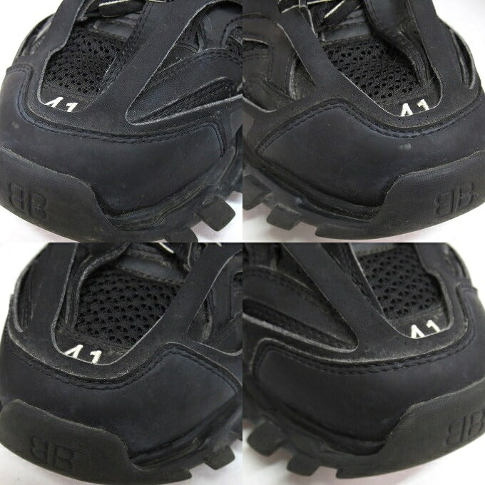 BALENCIAGA TRACK TRAINER Black Sneakers Size 27cm