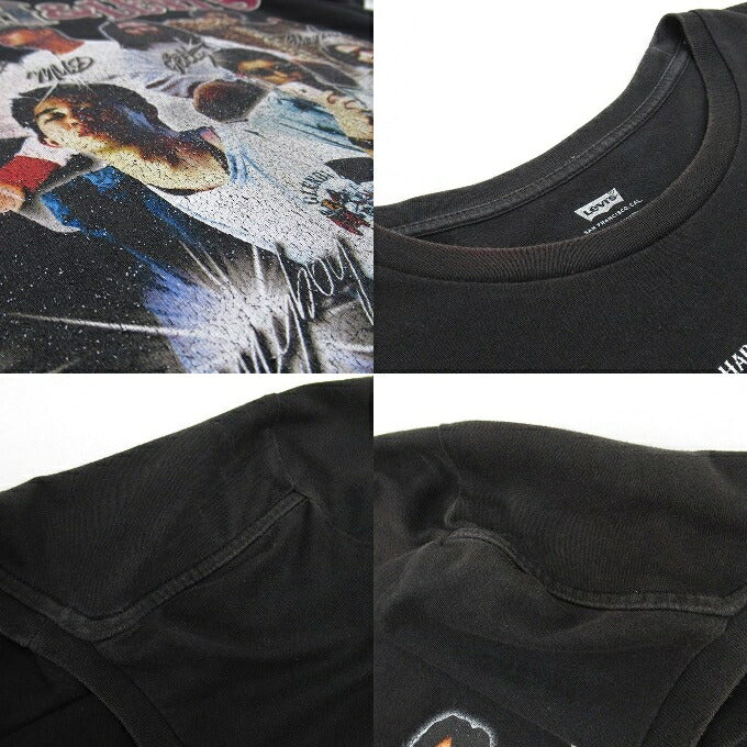 YAGI & LEVI Original Printed T-Shirt Black Size XL