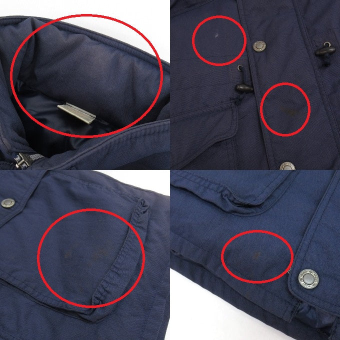 ACT- 80s Descente Down Jacket Navy Size JASPO