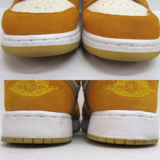 NIKE AIR JORDAN 1 Low SE GS Olive Curry Sneakers Size 24.5cm