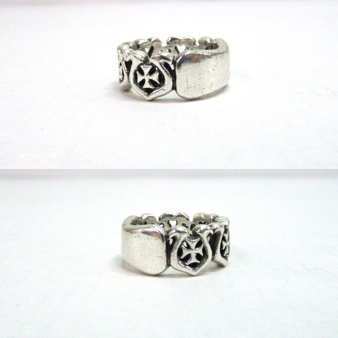 DEAL DESIGN Five Horseshoe Silver Ring Size ONE SIZE