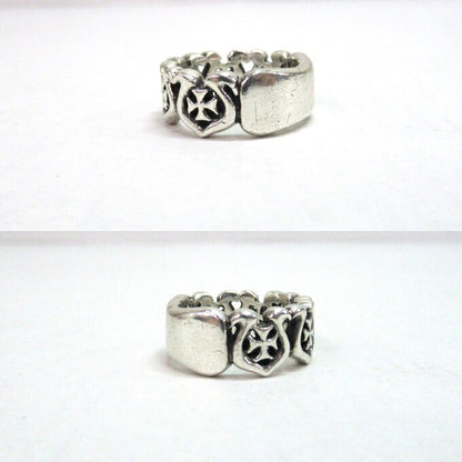 DEAL DESIGN Five Horseshoe Silver Ring Size ONE SIZE