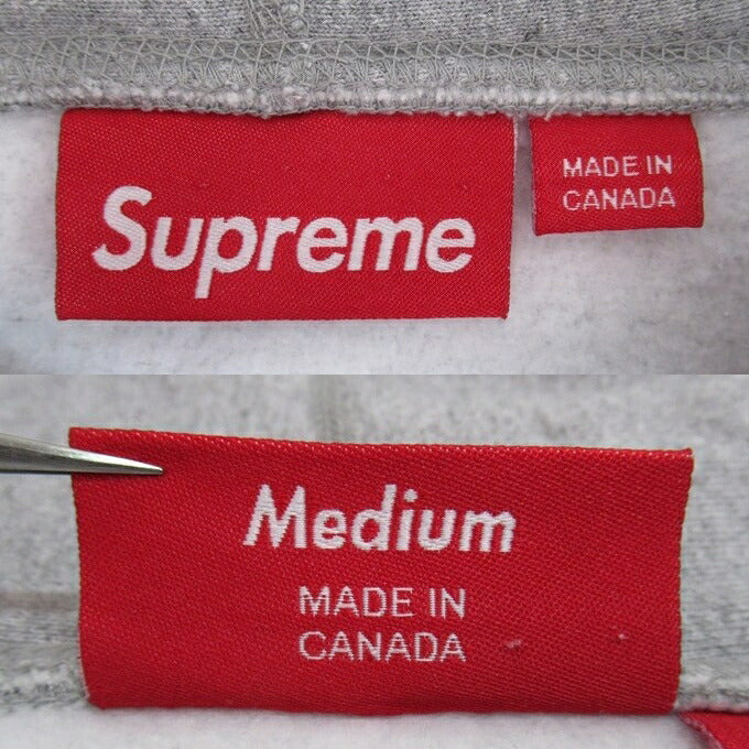 Supreme 25FW Box Logo Hooded Sweatshirt Gray Size M