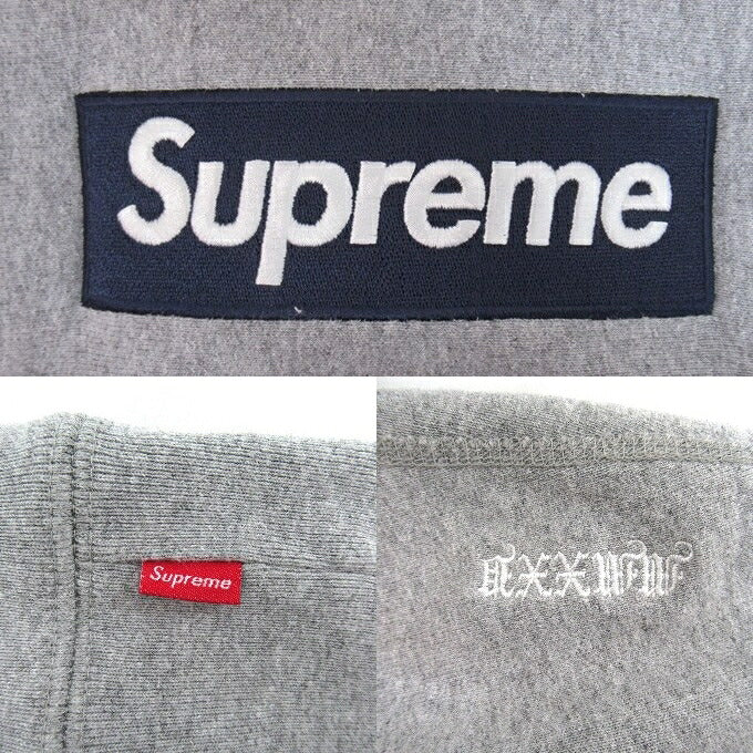 Supreme 25FW Box Logo Hooded Sweatshirt Gray Size M