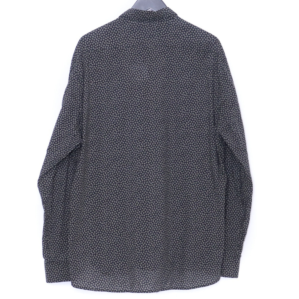 Saint Laurent Paris 19SS Black Heart Print Button-Up Size 43