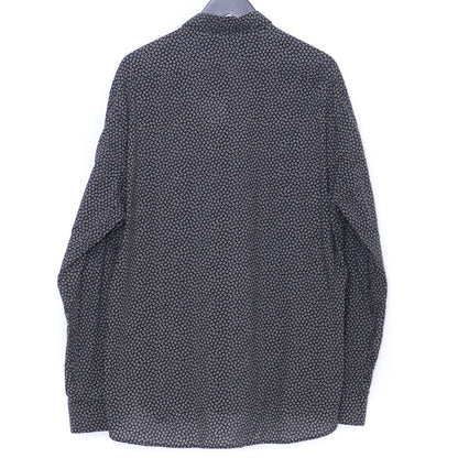 Saint Laurent Paris 19SS Black Heart Print Button-Up Size 43