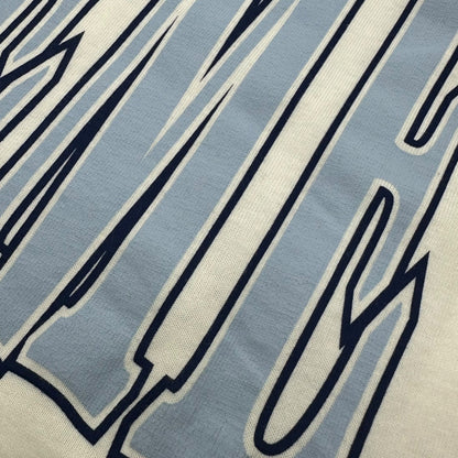 SUPREME 25AW Cracked Stretch Logo Print T-Shirt White Size S