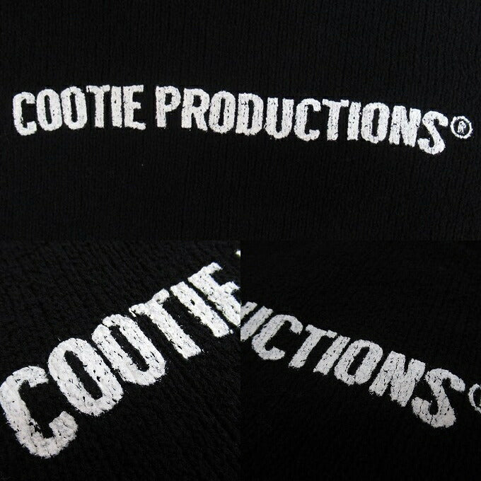 COOTIE PRODUCTIONS Boucle Knit Cardigan Black Size S