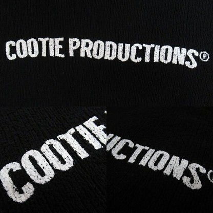 COOTIE PRODUCTIONS Boucle Knit Cardigan Black Size S