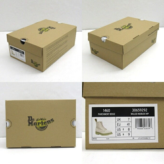 Dr.Martens 8-Eyelet Nubuck Leather Boots Size UK7